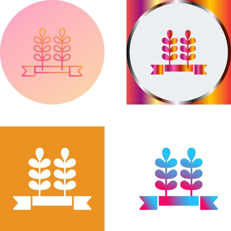 diseño de icono de trigo vector