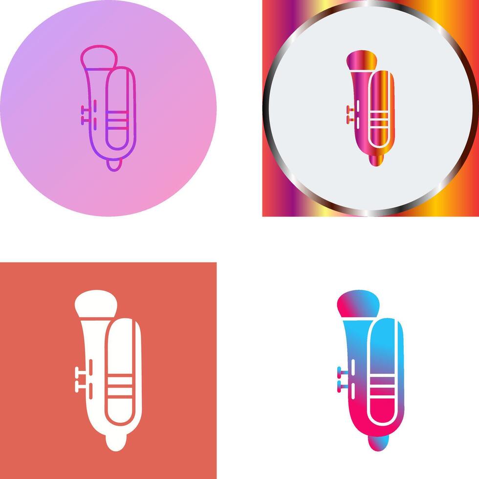 Tuba Icon Design vector