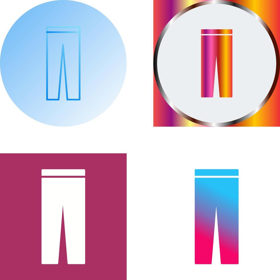 Trousers Icon Design vector