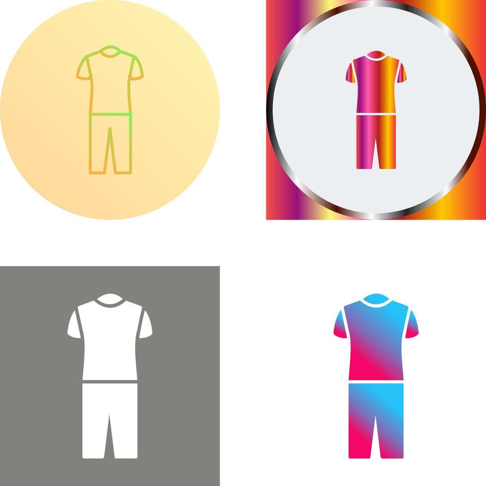 Pyjamas Suit Icon Design vector