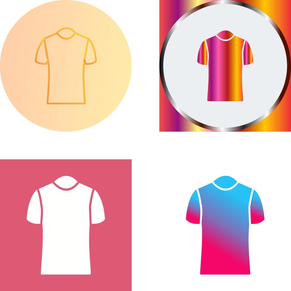 Polo Shirt Icon Design vector