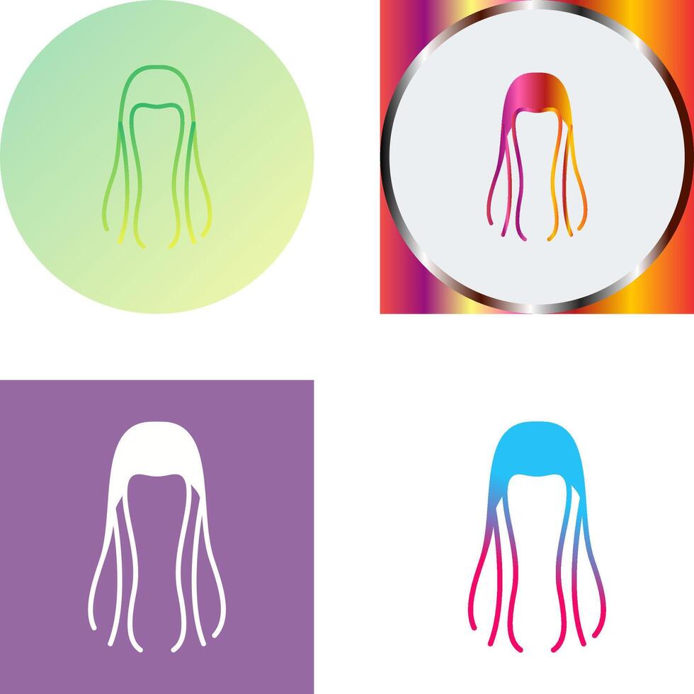 Hair Icon Design vector