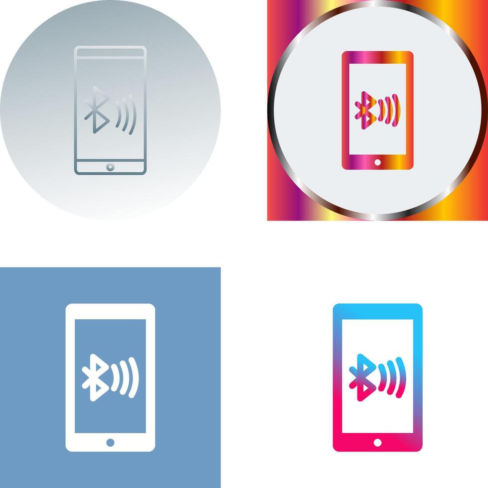 Connected Device Icon Design vector