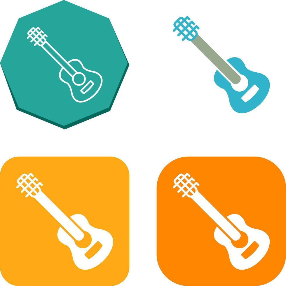 Guitar Icon Design vector