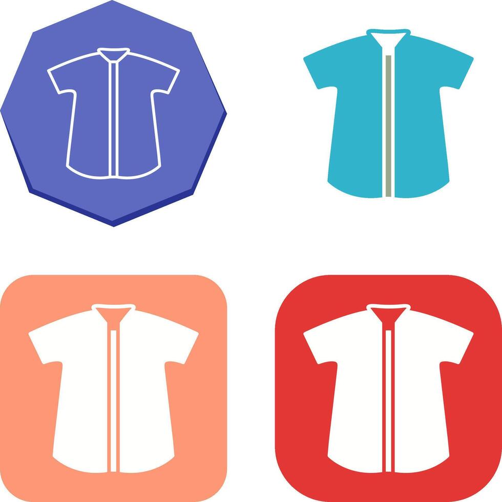 Check Shirt Icon Design vector