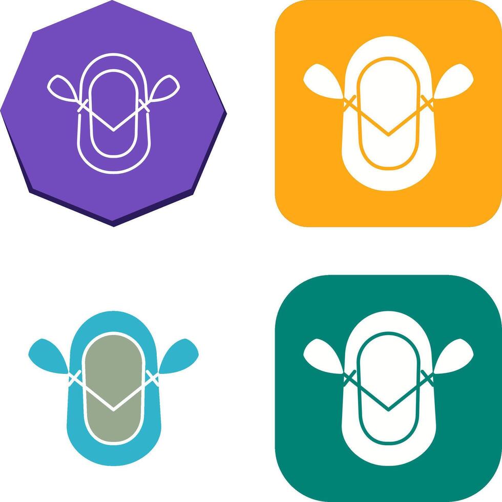 Dinghy Icon Design vector