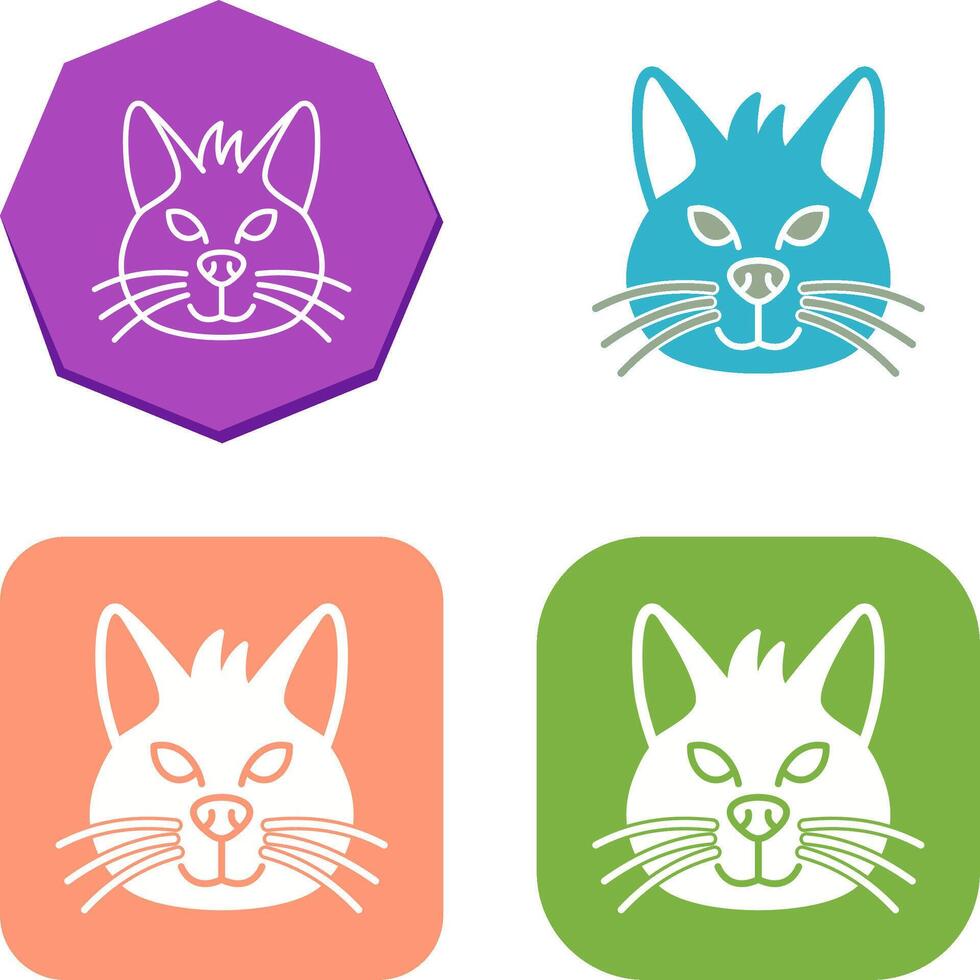 gato icono diseño vector