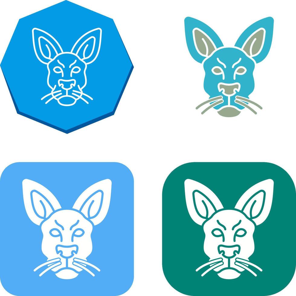 Kangaroo Icon Design vector