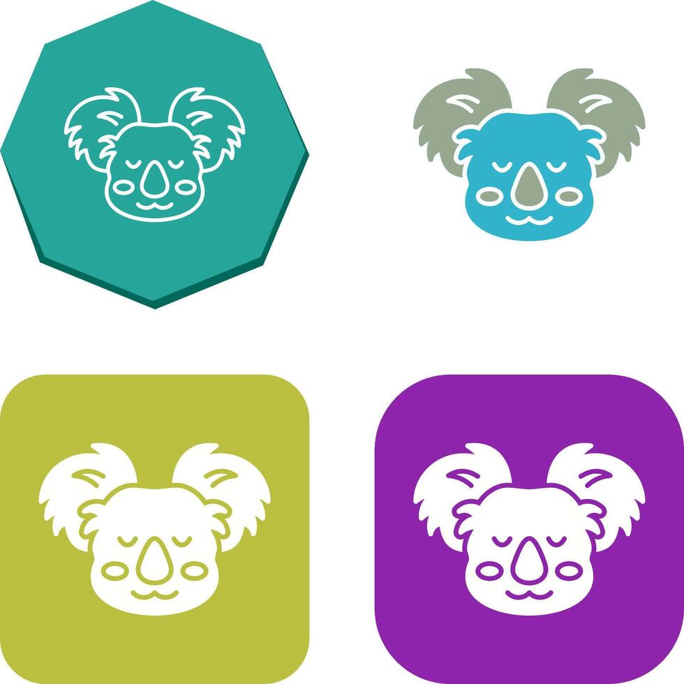 Koala Icon Design vector