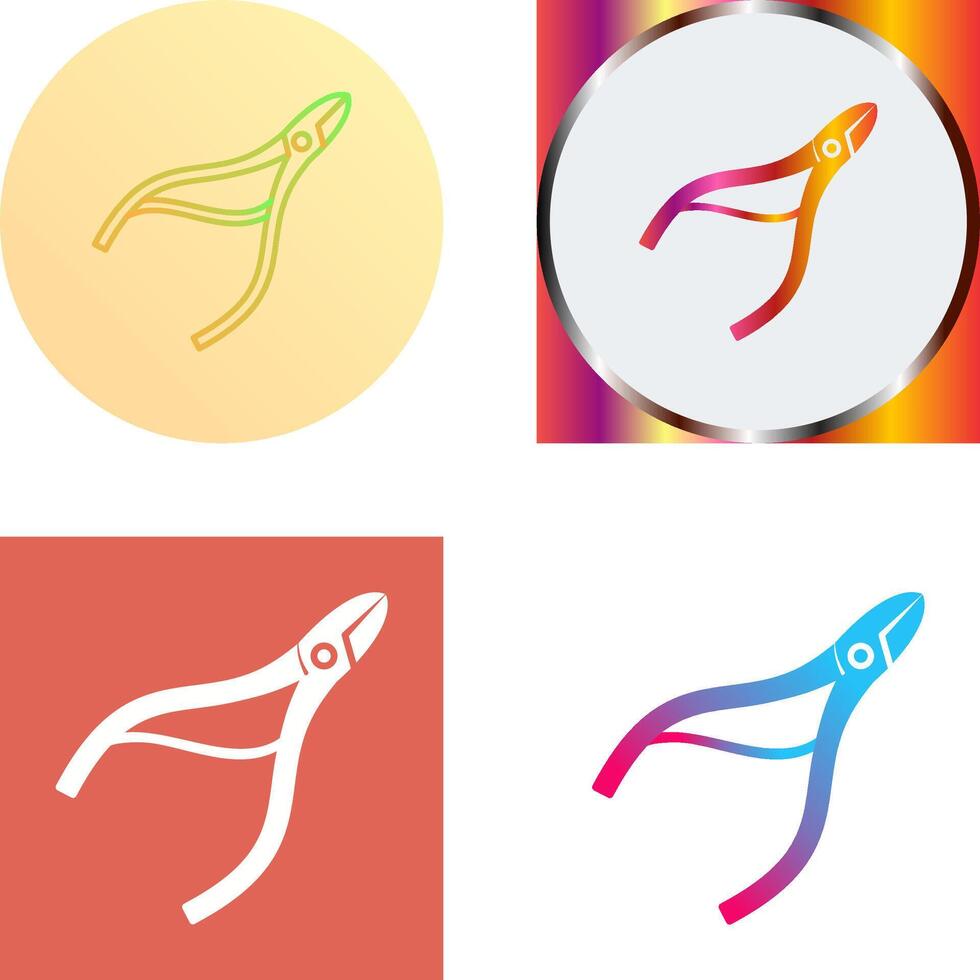 Nippers Icon Design vector