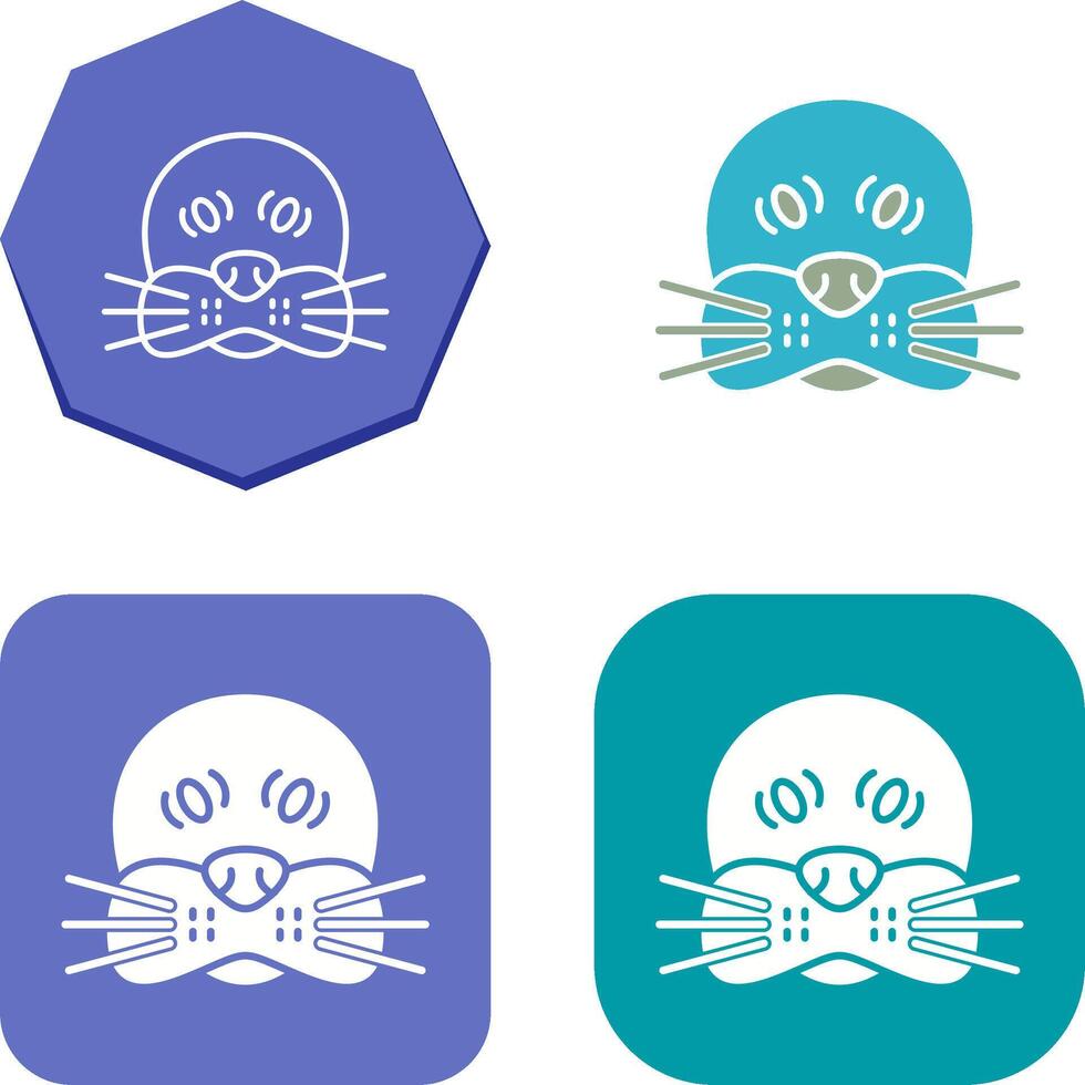 Seal Icon Design vector