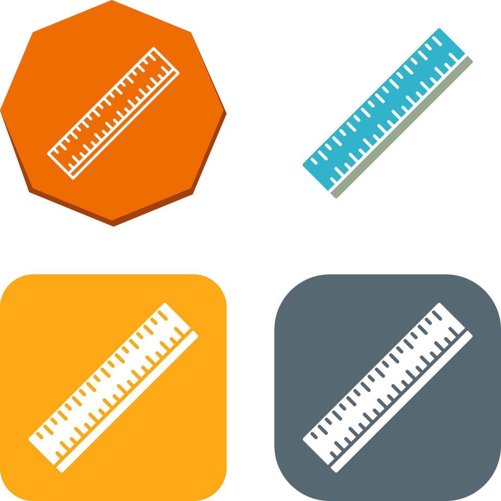 Ruler Icon Design vector