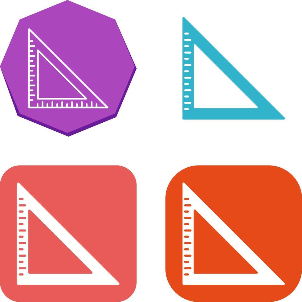 Set Square Icon Design vector