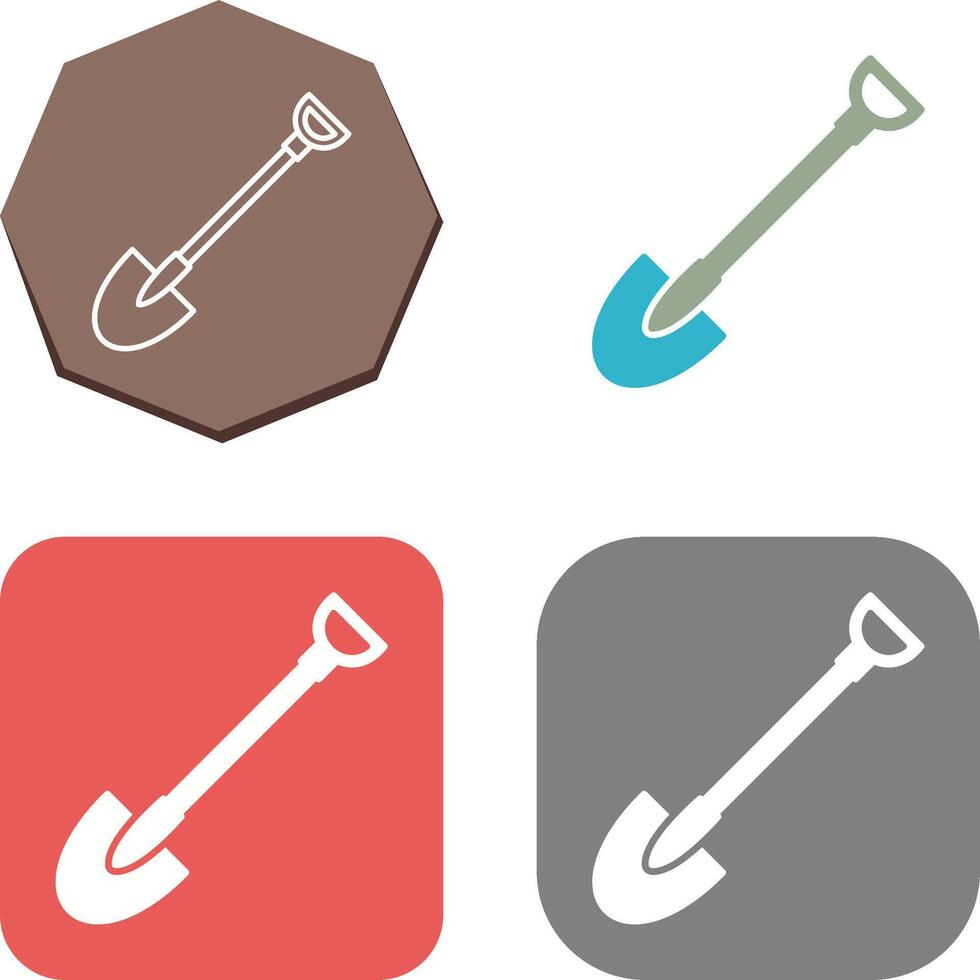Shovel Icon Design vector
