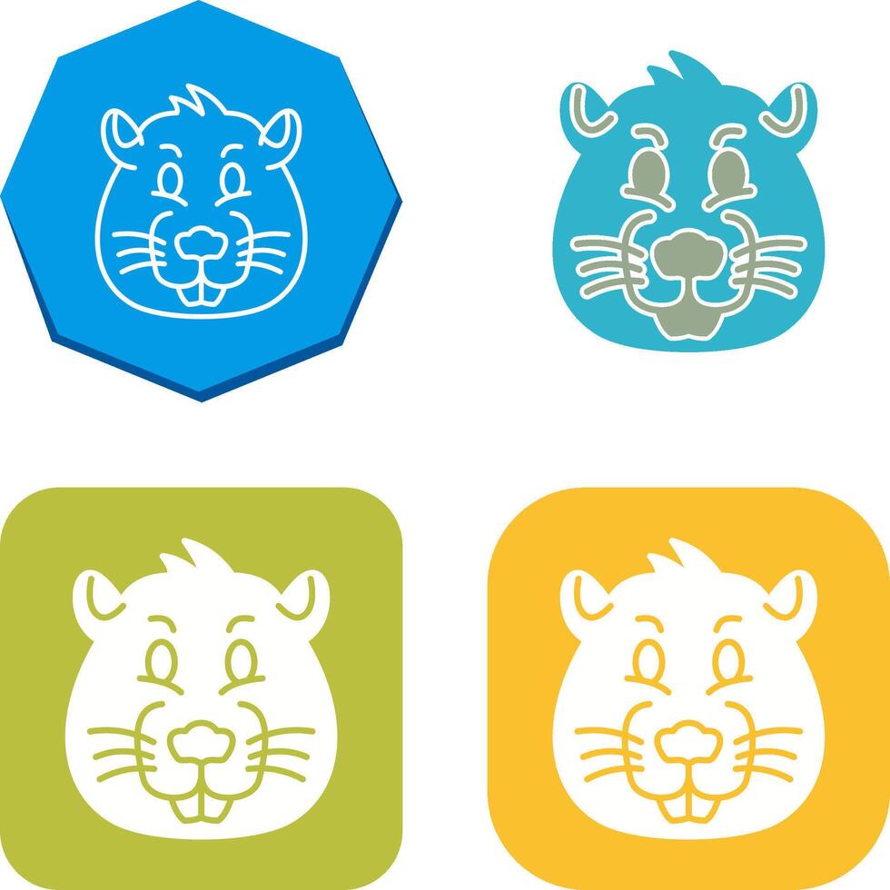 Beaver Icon Design vector