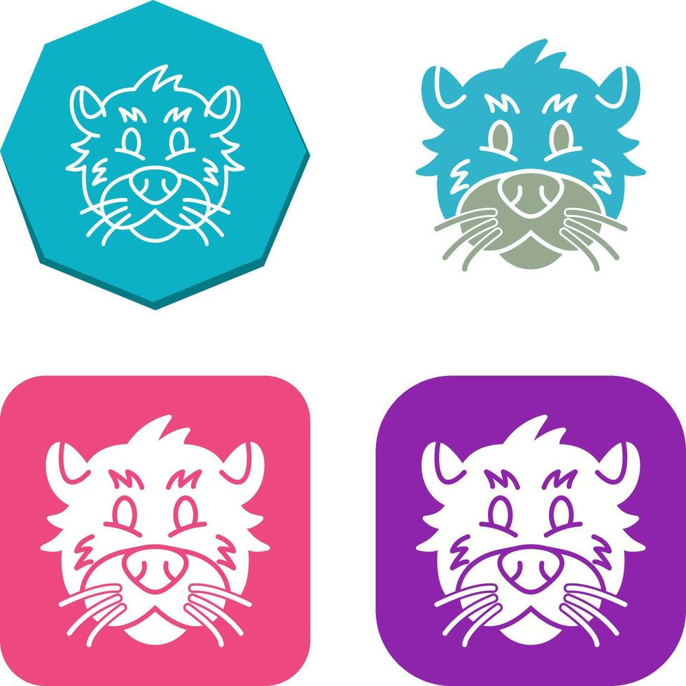 Otter Icon Design vector