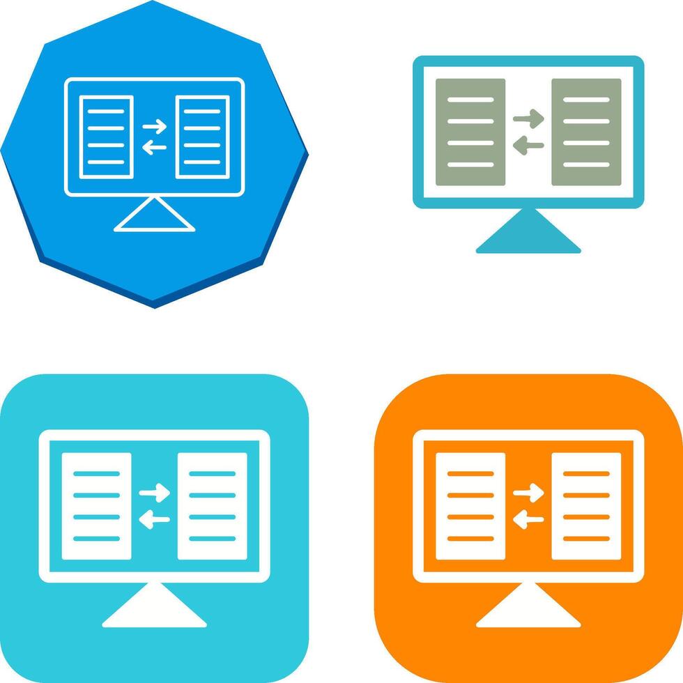 File Sharing Icon Design vector