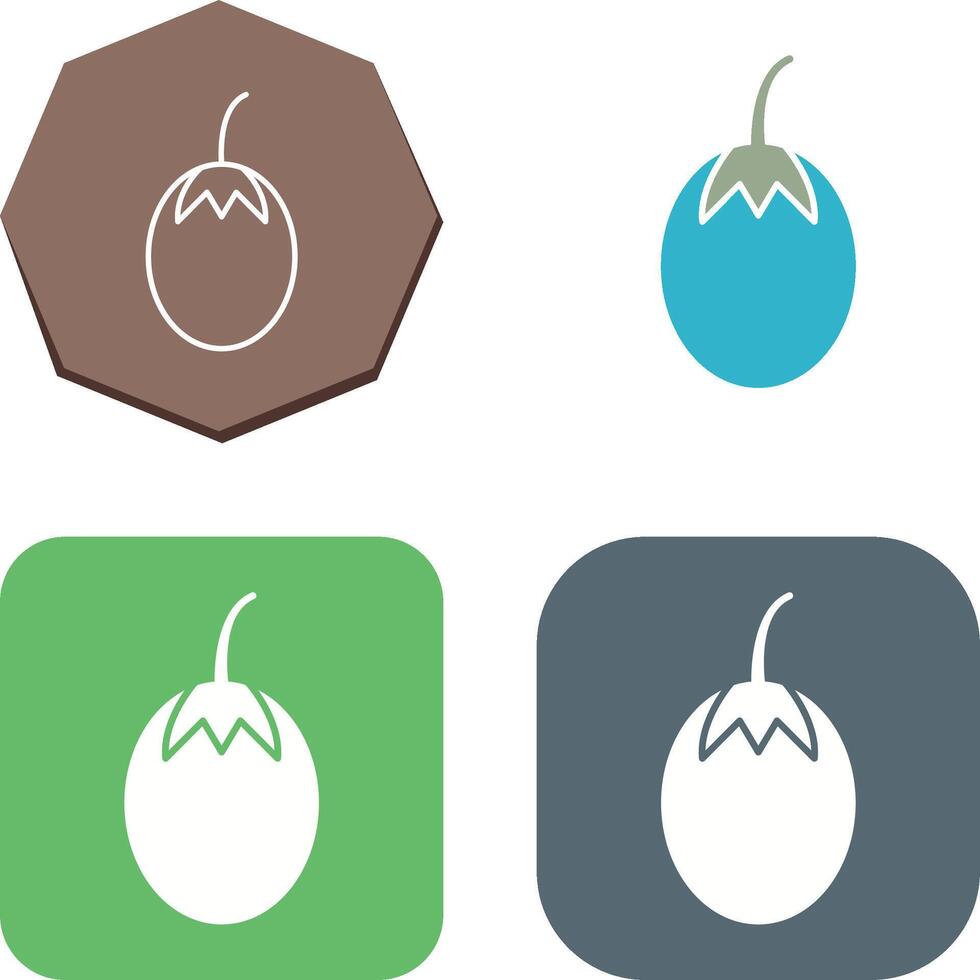 Vegetable plant Icon Design vector