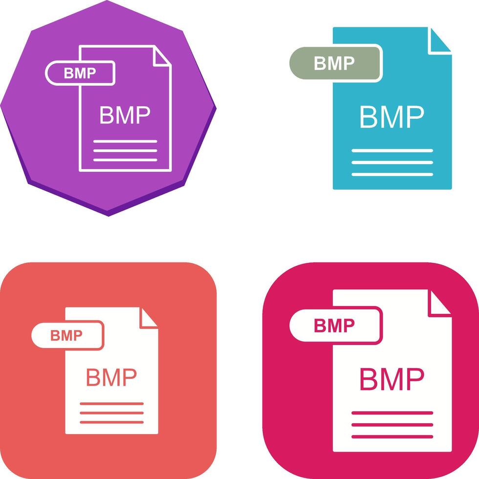 BMP Icon Design vector