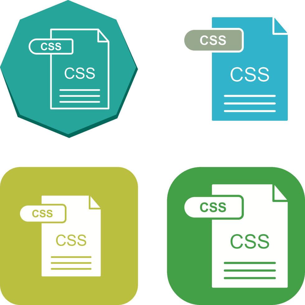CSS Icon Design vector