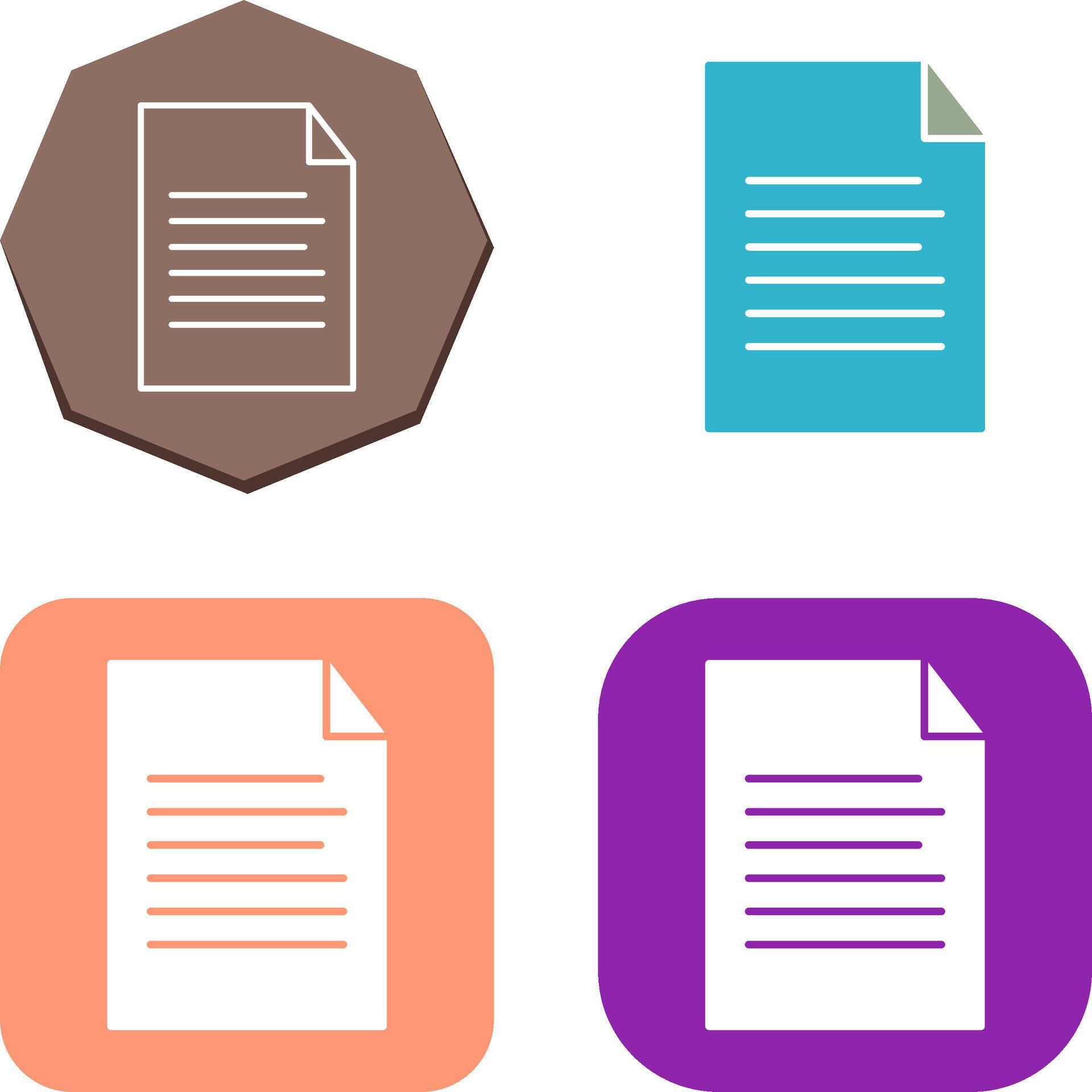 Sheet Icon Design 44337708 Vector Art at Vecteezy