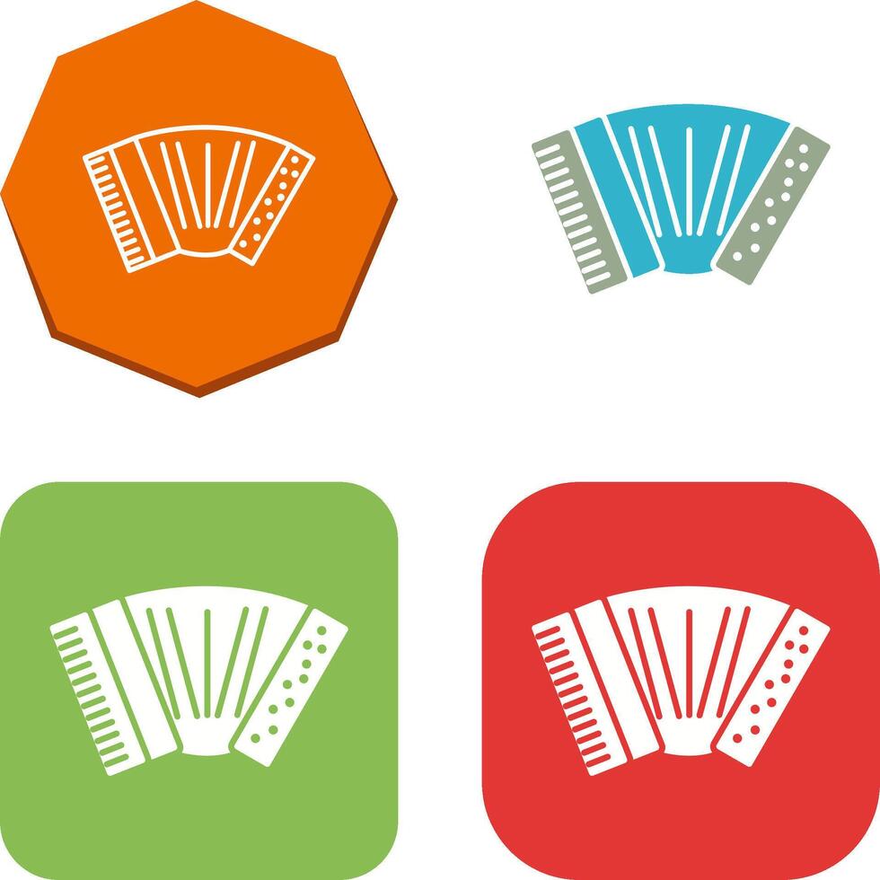 Accordion Icon Design vector