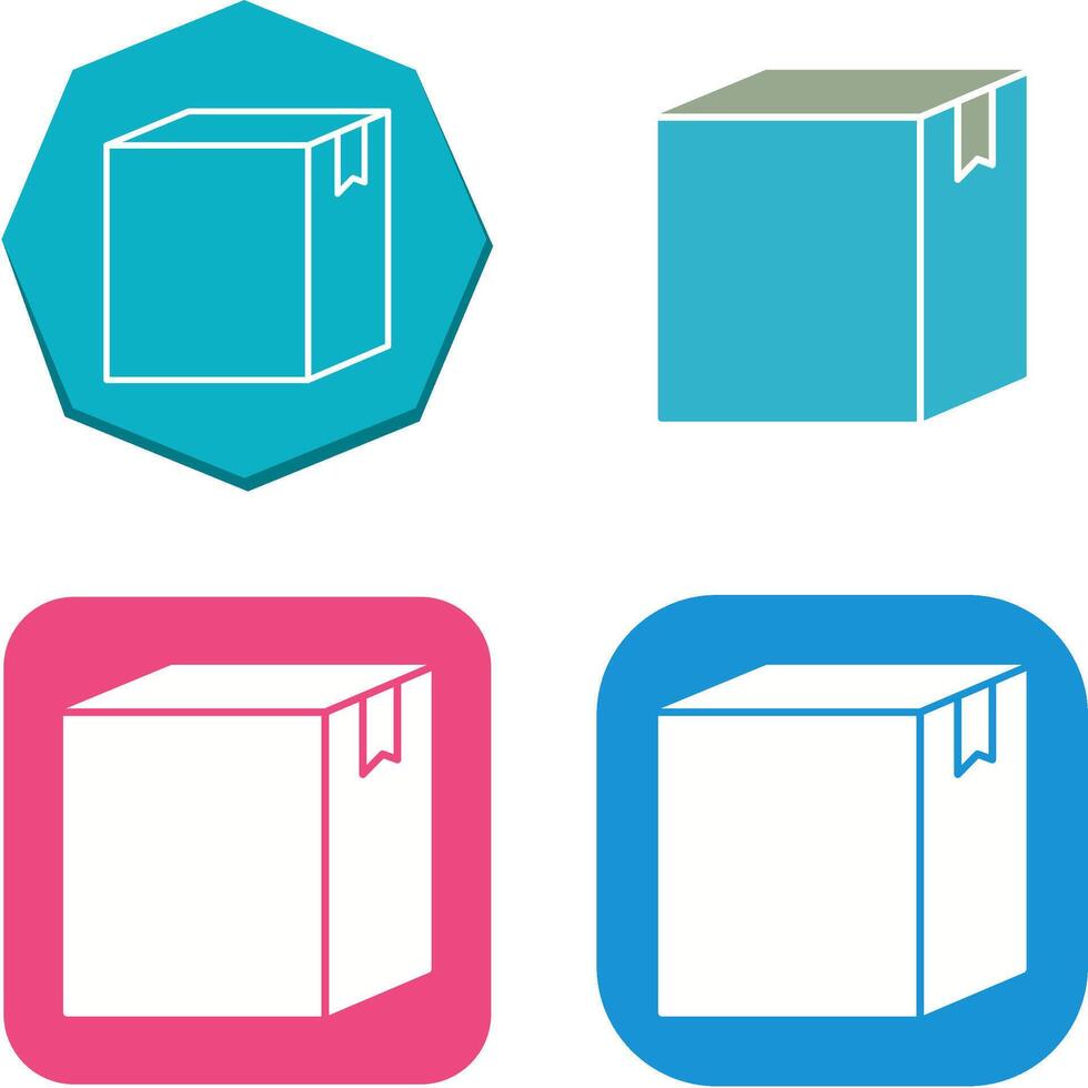 diseño de icono de caja vector