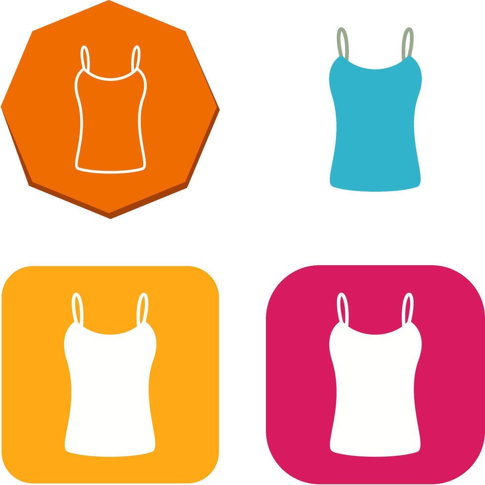 Ladies Vest Icon Design vector