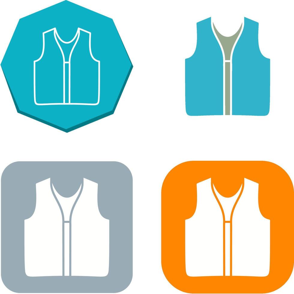 Swimming Vest Icon Design vector