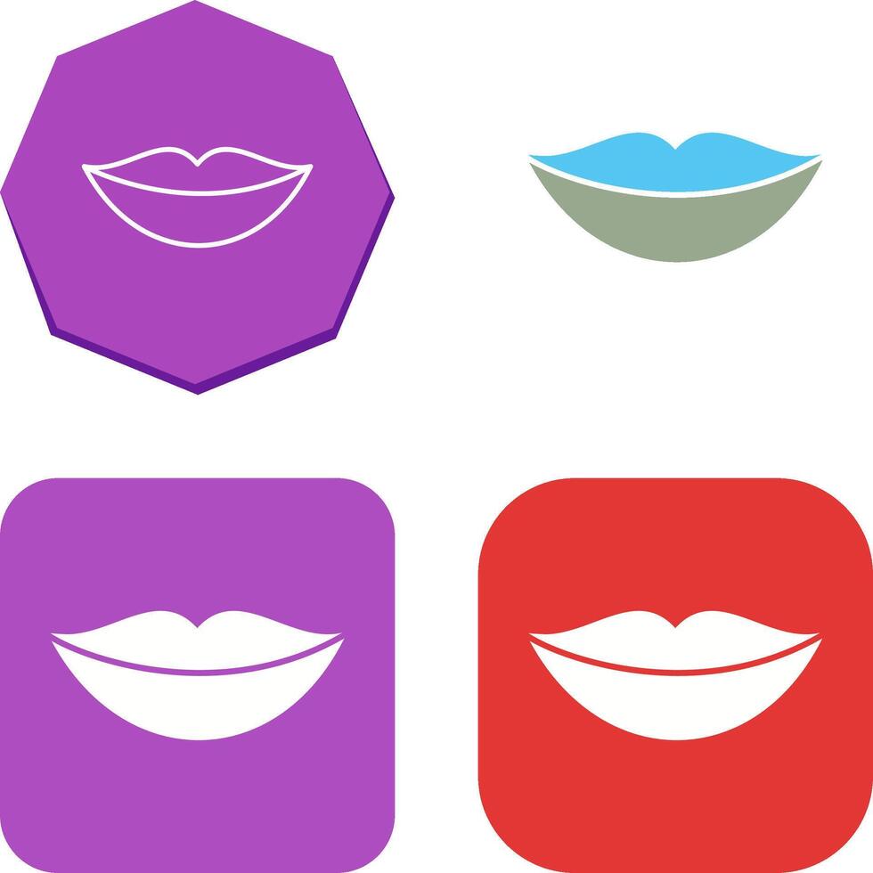 Lips Icon Design vector
