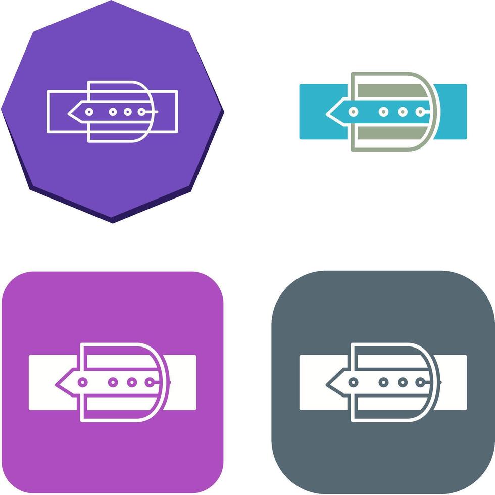 Belt Icon Design vector