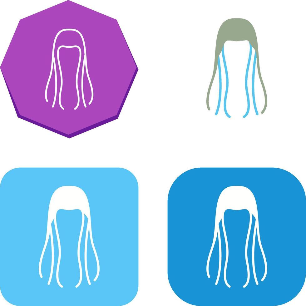 Hair Icon Design vector