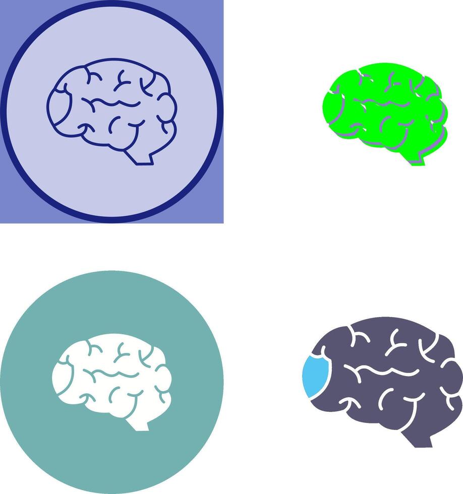 Brain Icon Design vector