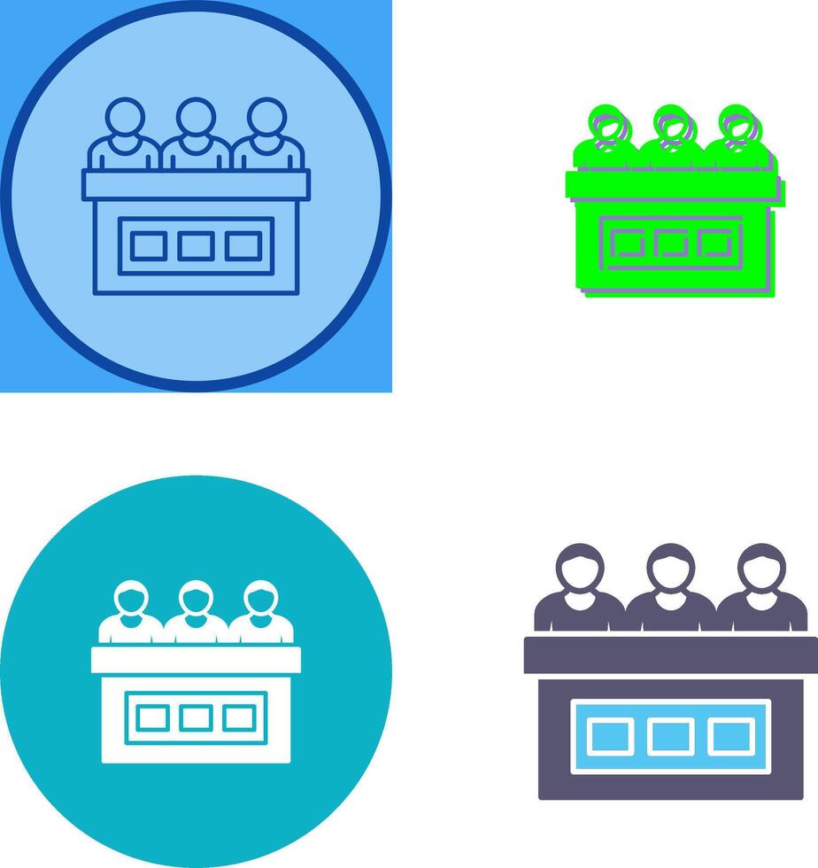 Jury Icon Design vector