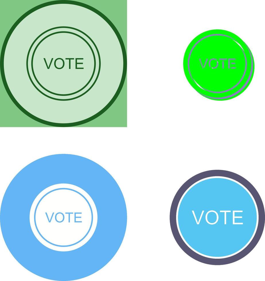 Vote Link Icon Design vector
