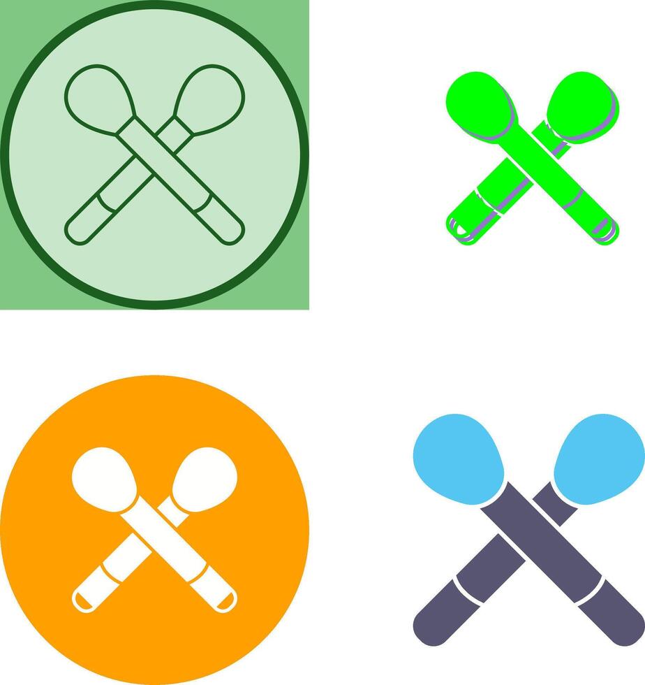 Brushes Icon Design vector