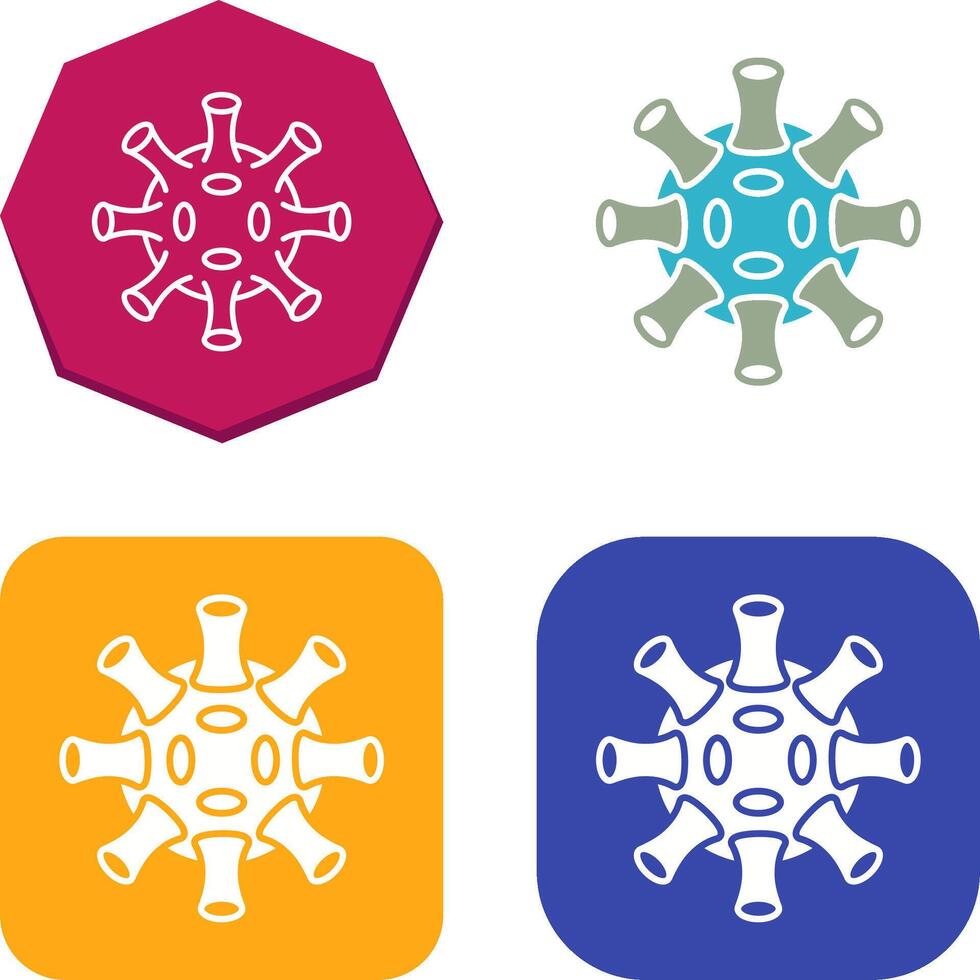 Virus Icon Design vector