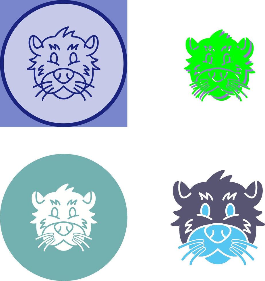 Otter Icon Design vector