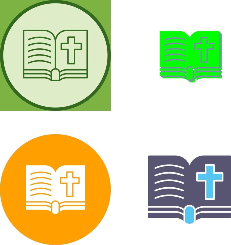 bible Icon Design vector