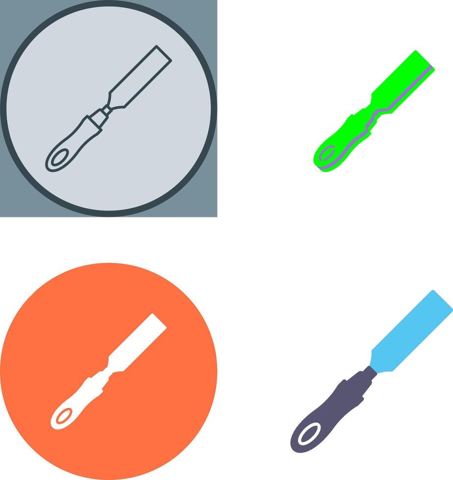 Chisel Icon Design vector