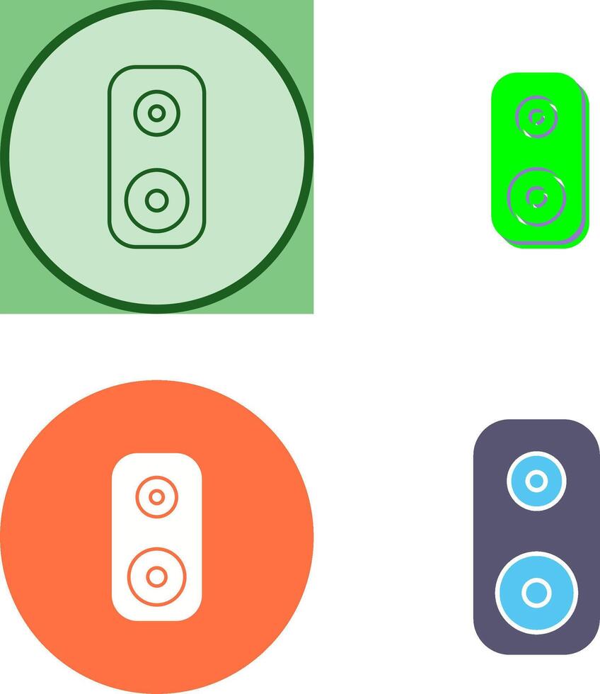 Speaker Icon Design vector