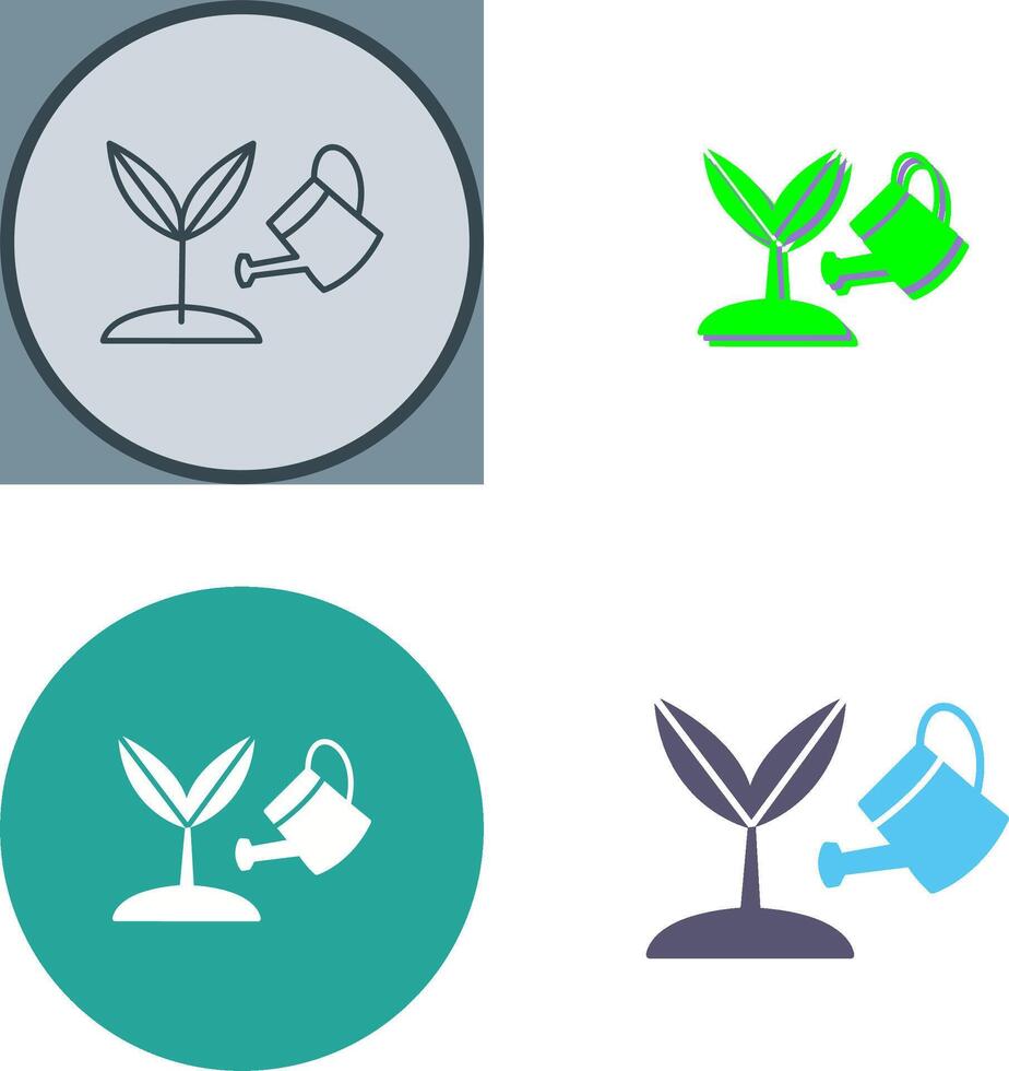 Growing Plant Icon Design vector