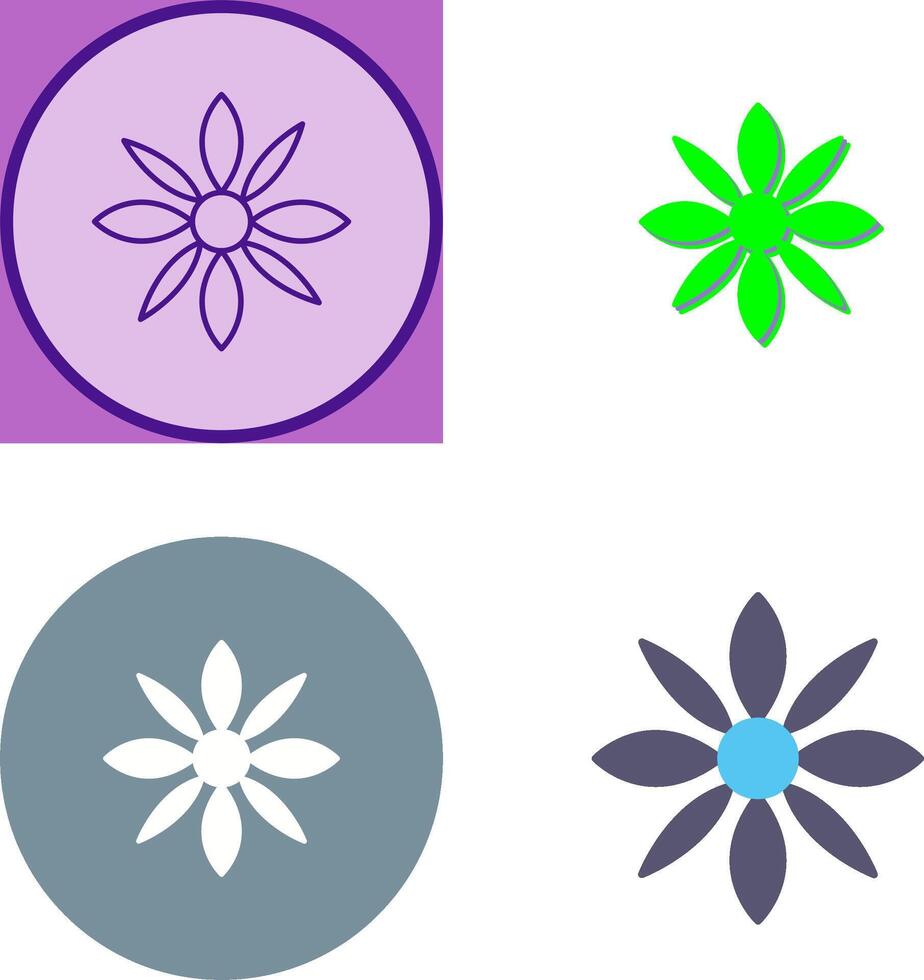 Flower Icon Design vector