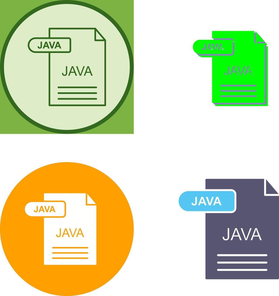 Java icono diseño vector