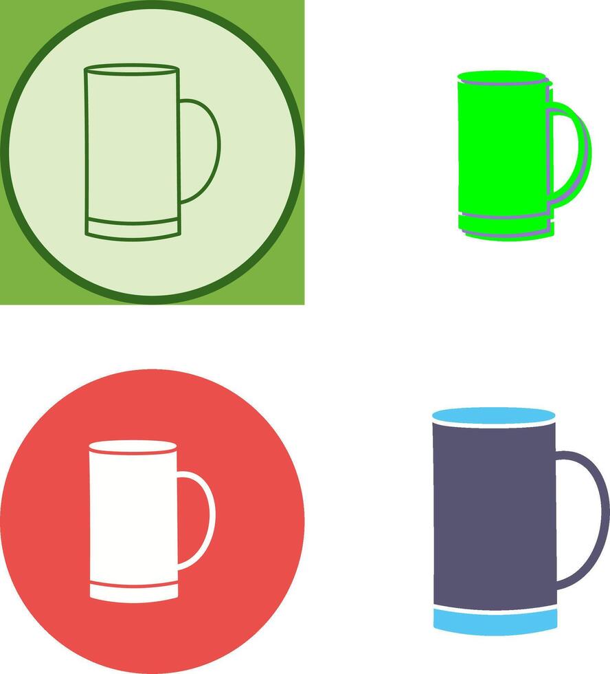 Beer Mug Icon Design vector