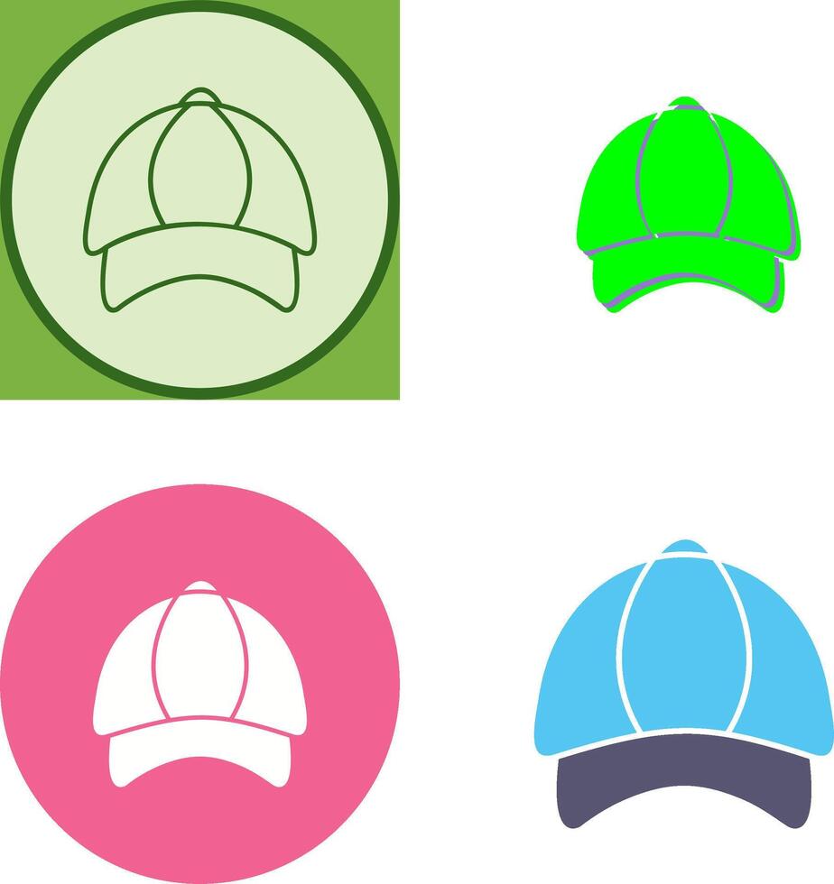 P Cap Icon Design vector
