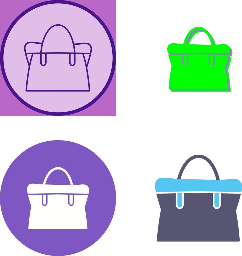Bag Icon Design vector