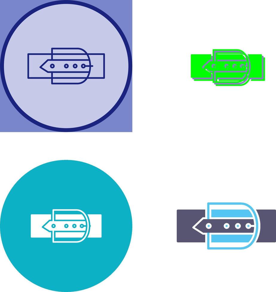 Belt Icon Design vector