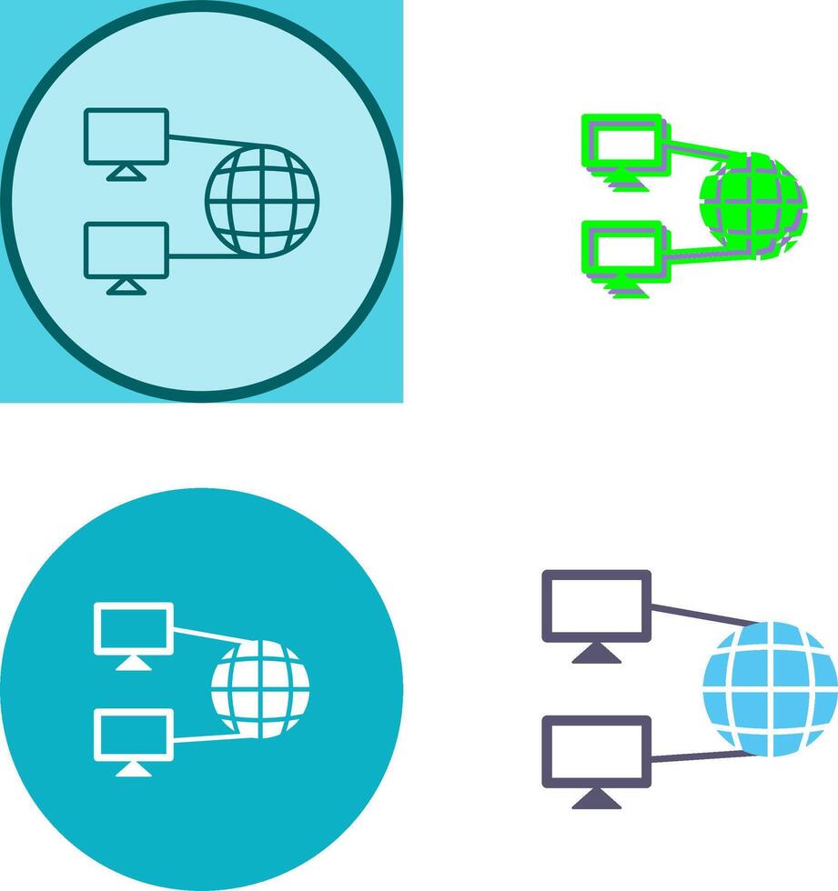 Internet Connectivity Icon Design vector