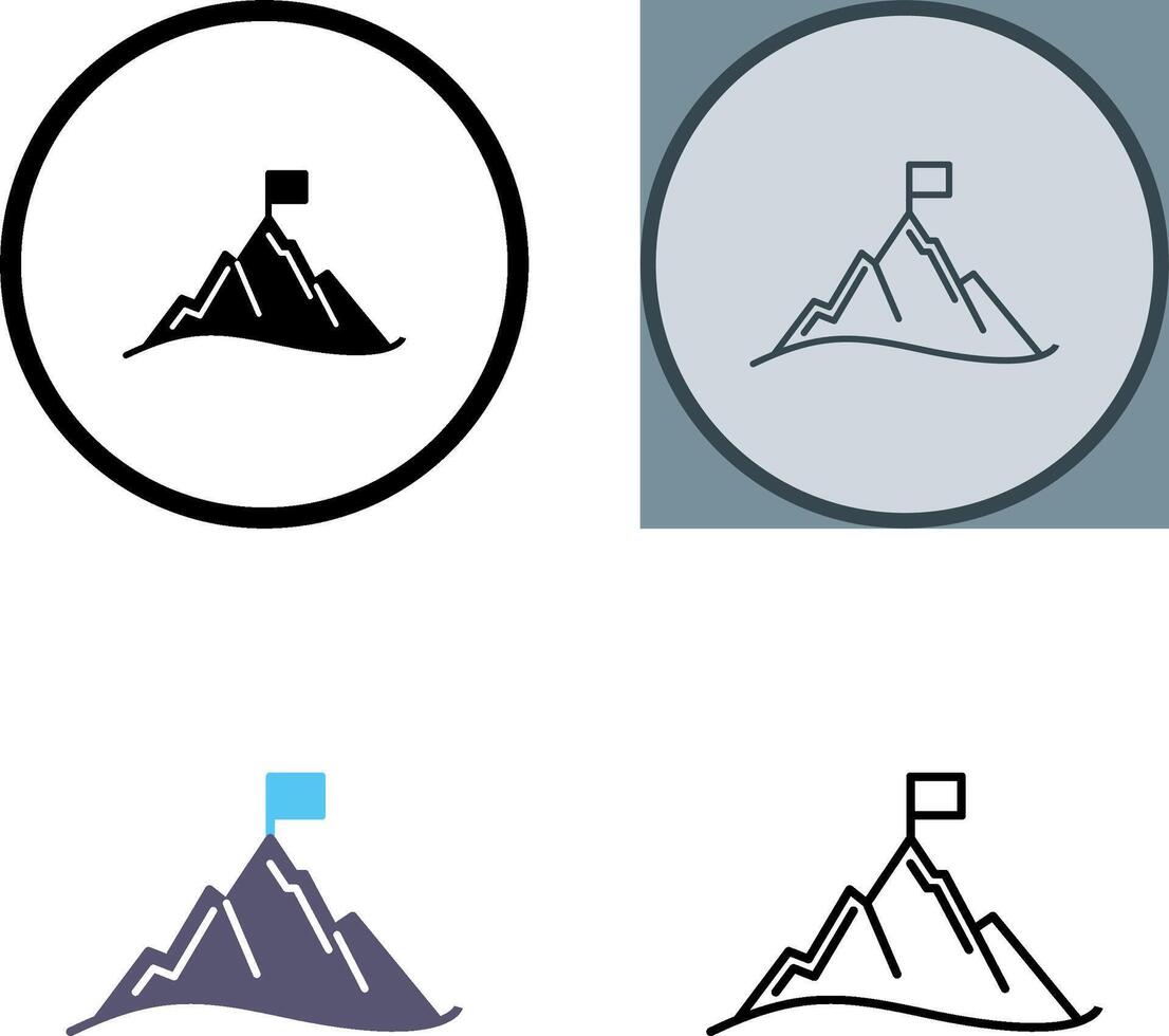 Mission Icon Design vector